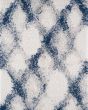 Phoenix 6962 Ivory Blue Diamonds Area Rug