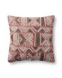 PLL0022 Rust/Multi 18"x18" Pillow
