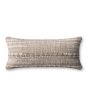 PLL0124 Ivory/Beige 12"x27" Lumbar Pillow