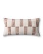 PLL0136 Brown/Ivory 12"x27" Lumbar Pillow