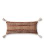 PLL0137 Rust/Multi 12"x27" Lumbar Pillow