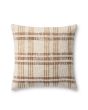 PLL0155 Tan/Multi 22" Pillow