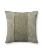 PLL0170 Ivory/Green 22" Pillow