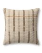 PLL0175 Ivory/Brown 20"x20" Pillow