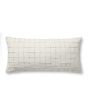 Mary PMH0040 Ivory 12"x27" Lumbar Pillow