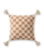 Amos PMH0066 Rust/Ivory 18" Pillow
