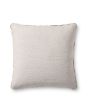Elara PMH0070 White/Chestnut 22" Pillow