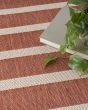 Positano POS03 Terracotta Ivory Area Rug