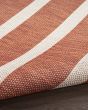 Positano POS03 Terracotta Ivory Area Rug