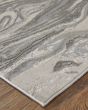 Prasad 3894F Gray/Ivory/Silver Area Rug