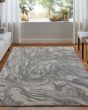 Prasad 3894F Gray/Ivory/Silver Area Rug