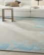 Prismatic PRS22 Sea Mist Blue Area Rug