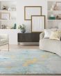 Prismatic PRS26 Seafoam Gold Area Rug