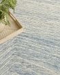 Pure Angles ANG01 Ivory Blue Area Rug