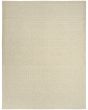 Pure Grids PGR01 Ivory Beige 3'9"x5'9" Area Rug