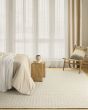 Pure Grids PGR01 Ivory Beige Area Rug