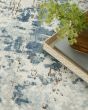 Quarry QUA01 Beige Blue Rust Area Rug