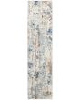Quarry QUA01 Beige Blue Rust Area Rug