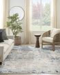 Quarry QUA01 Ivory Grey Blue Area Rug