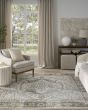 Quarry QUA18 Ivory Grey Taupe Area Rug