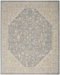 Retreat RET03 Ivory Blue 5'3"x7'6" Area Rug