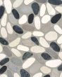 River Pebbles Dark Blend Natural Stone Tile
