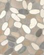 River Pebbles Light Blend Natural Stone Tile