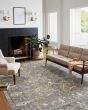 Rosemarie ROE-03 Sand/Lagoon Area Rug