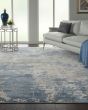 Rustic Textures RUS08 Grey/Blue Area Rug