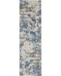Rustic Textures RUS08 Grey/Blue Area Rug