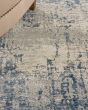 Rustic Textures RUS10 Ivory/Blue Area Rug