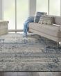 Rustic Textures RUS10 Ivory/Blue Area Rug