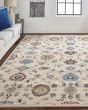 Rylan 8641F Ivory/Blue/Tan Area Rug