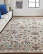 Rylan 8642F Ivory/Taupe/Blue Rug