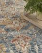 Sahar SHR06 Ivory Blue Area Rug