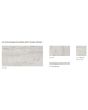 S.A.L.T. White Porcelain Marble Tile
