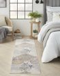 Seaside SDS04 Ivory Grey Blue Area Rug