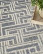 Serenity Home SRH04 Blue Ivory Area Rug