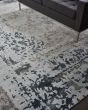Silk Shadows SHA16 Silver Grey Area Rug