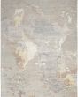 Silk Shadows SHA20 Silver 2'x3' Area Rug