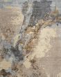 Silk Shadows SHA23 Beige Blue 2'x3' Area Rug