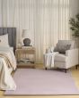 Soft Plush Rabbit Fur SFF01 Lavender Area Rug