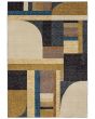 Strada str01 Gold/Blue Area Rug