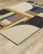 Strada str01 Gold/Blue Area Rug
