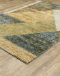 Strada str09 Gold/Blue Area Rug