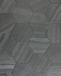Stria Dark Porcelain Matte Marble Tile