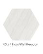 Stria White Porcelain Matte Marble Tile