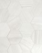 Stria White Porcelain Matte Marble Tile