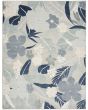 Suncoast SNC01 Grey Navy 4'x6' Area Rug
