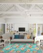 Seabreeze SZ6 Teal Area Rug